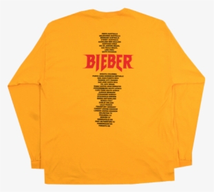 Transparent Justin Bieber Png - Justin Bieber Tour Merch Back, Png Download, Free Download