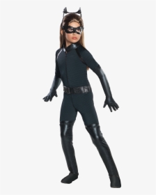 Girls Deluxe Catwoman Costume - Cat Woman Costumes For Kids, HD Png Download, Free Download