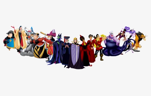Disney Villans Png - Disney Villain Line Up, Transparent Png, Free Download