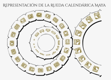 Representación Del Calendario Maya Por Medio De Engranes - Circle, HD Png Download, Free Download
