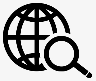 Zoom Magnifier Search Global Internet Network - Internet Search Icon Png, Transparent Png, Free Download
