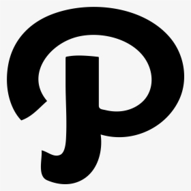 P ロゴ フリー - Path Logo Black And White, HD Png Download, Free Download