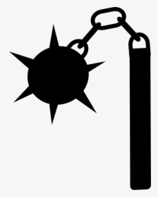 Mace, Morning Star, Flail, Medieval Weapon - Flail Clipart, HD Png Download, Free Download
