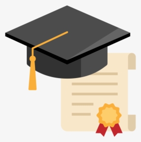 University Diploma Or Certificate Flat Icon Vector - University Education Flat Icon, HD Png Download, Free Download