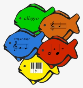 Fish Music Flashcards That Can Be A Fun Carnival Game - Fish Rhythm Flashcards Pdf, HD Png Download, Free Download