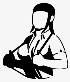 Art,monochrome Photography,artwork - Skinhead Girl Logo, HD Png Download, Free Download