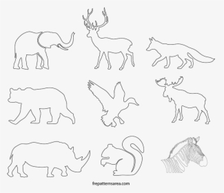 Cut Out Animal Template, HD Png Download, Free Download