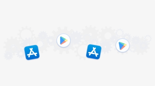 Icons For The Google Play Store And App Store - Circle, HD Png Download, Free Download