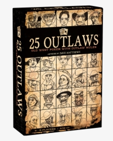 25 Outlaws Card Game, HD Png Download, Free Download