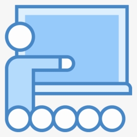 This Icon Represents A Classroom And Shows A Teacher, HD Png Download, Free Download