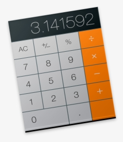Calculator Icon - Apple Mac Calculator Icon, HD Png Download, Free Download