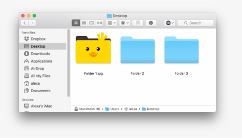 Finder Icon - Change Sidebar Icon Mac Finder, HD Png Download, Free Download