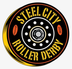 Steel City Roller Derby - Roller Derby Logo, HD Png Download, Free Download