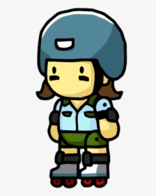 Scribblenauts Roller Derby Girl - Cartoon, HD Png Download, Free Download