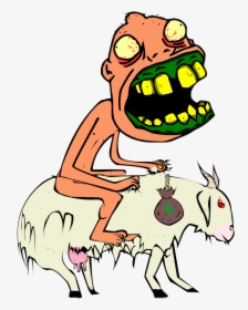Clip Art Cartoon Fictional Character Organism - Huehuehuehuehue Br, HD Png Download, Free Download