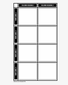 4 X 2 Chart, HD Png Download, Free Download