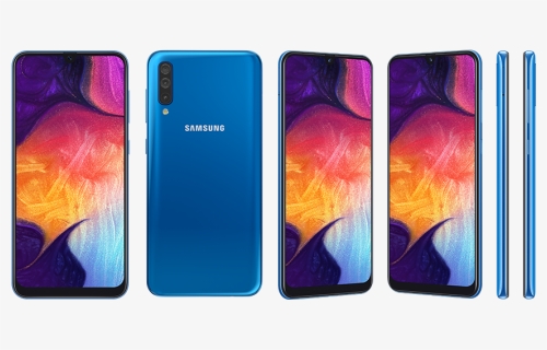 Transparent Galaxy - Samsung A50 Blue Colour, HD Png Download, Free Download
