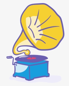 Phonograph Illustration, HD Png Download, Free Download