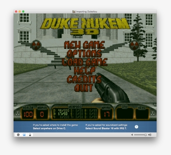 Duke Nukem 3d Msdos, HD Png Download, Free Download