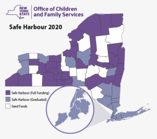 Safe Harbour Ny Map - Map Of Ticks In Ny, HD Png Download, Free Download