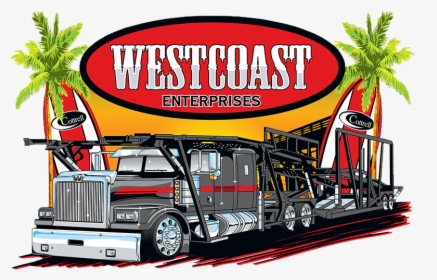 Westcoastlogo - Car Transport Truck Logo, HD Png Download, Free Download