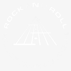 Rockandrolllogowhite - Rock Hall Of Fame Logo, HD Png Download, Free Download