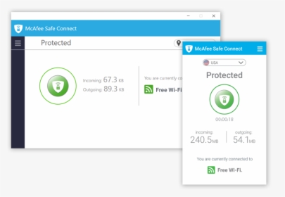 Mcafee Safe Connect Uninstall, HD Png Download, Free Download