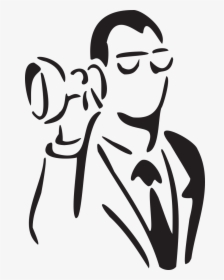 Knowingly Clipart - Detective Listening, HD Png Download, Free Download
