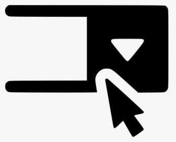 Dropdown - Sign, HD Png Download, Free Download