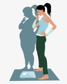 Confidence Drawing Anorexia - Eating Disorder Clip Art, HD Png Download, Free Download