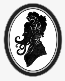 Lady Cthulhu Silhouette Soft Enamel Pin Cameo Creeps - Illustration, HD Png Download, Free Download