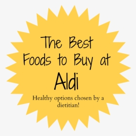 The Best Foods To Buy At Aldi- Healthy Options Chosen - Thank You In Black Colour, HD Png Download, Free Download