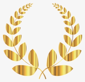 Laurel, Wreath, Conquest, Triumph, Victory, Win, Golden - Gold Wreath Transparent Background, HD Png Download, Free Download