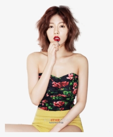 Clip Art Hyuna Tattoo - Hyuna Magazine Model, HD Png Download, Free Download