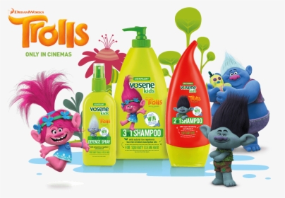 Getting Our Hair Trollified - Vosene Kids Trolls, HD Png Download, Free Download