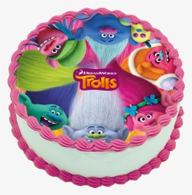 Hair-up - Trolls Image For Cake, HD Png Download, Free Download
