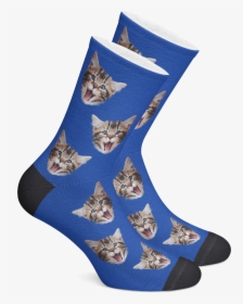 Custom Cat Socks, Personalized Socks, Pet Photo Socks - Socks With A Custom, HD Png Download, Free Download