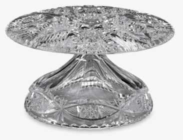 Libbey American Brilliant Cut Glass Toupée Stand - Cake Stand, HD Png Download, Free Download