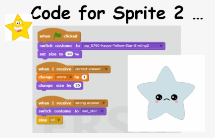 Cda S5 Challenge 10 Maths Game Sprite - Yellow Star, HD Png Download, Free Download