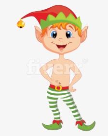 Animated Christmas Elf Clipart , Png Download - Christmas Elf Clipart Png, Transparent Png, Free Download