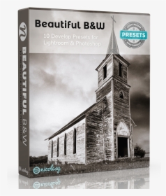 Beautiful B&w"  Class= - Abandoned Churches Nebraska, HD Png Download, Free Download