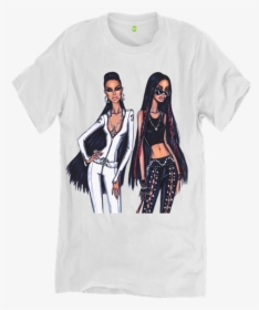 Aaliyah Hiphop Soul Queen Fashion Vogue Custom Shirt - Aaliyah More Than A Woman Outfit, HD Png Download, Free Download