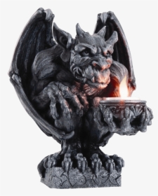 Candle Gargoyle Statues, HD Png Download, Free Download