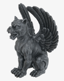 Winged Lioness Gargoyle Statue - Gargoyles Png, Transparent Png, Free Download