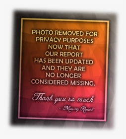Photo Removed - Commemorative Plaque, HD Png Download, Free Download