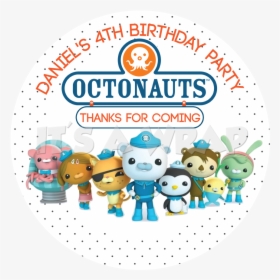 Octonauts Party Box Stickers - Brown Bag Films Characters, HD Png Download, Free Download