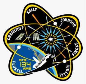 Sts-134 Patch - Alpha Magnetic Spectrometer Nasa, HD Png Download, Free Download