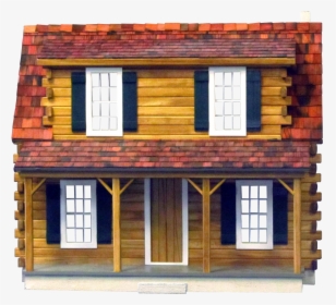 Transparent Log Cabin Png - Dollhouse Cabin Porch, Png Download, Free Download