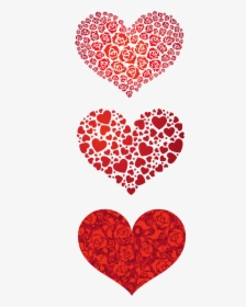 Different Size Red Hearts, HD Png Download, Free Download