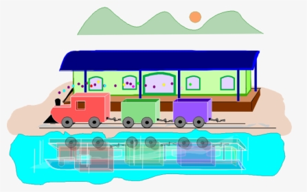 Subway Clipart Green Train , Png Download - Estacao Infantil Png, Transparent Png, Free Download